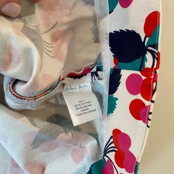 EEUC Draper James Cherry 🍒 Orchard Love Circle Dress - Picture 8 of 14